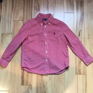 Ralph Lauren boys long sleeve button down shirt